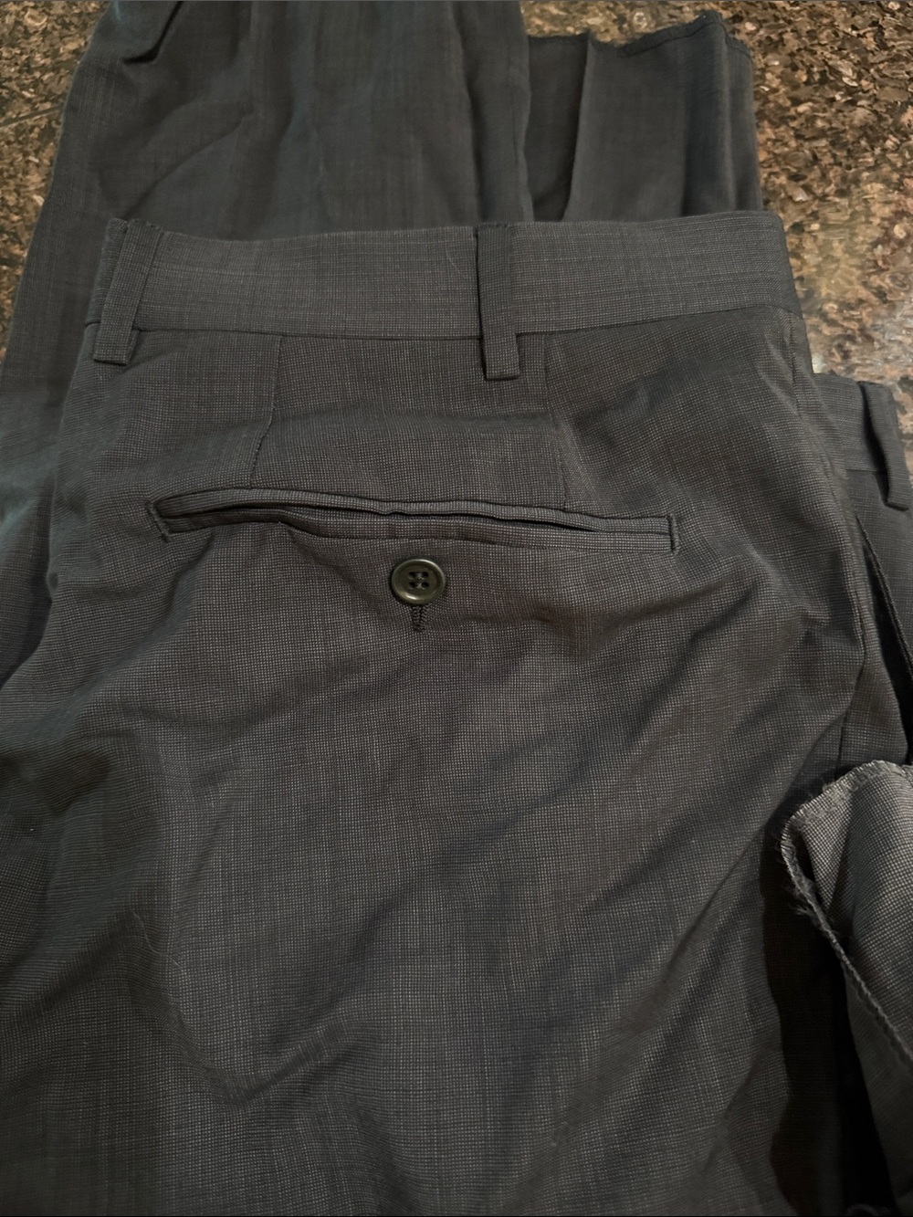 Canali Dark Charcoal Dress Pants